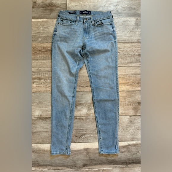 Hollister California Super Skinny‎ Advanced Stretch Denim Jeans Women Size 26x30 - Picture 1 of 5